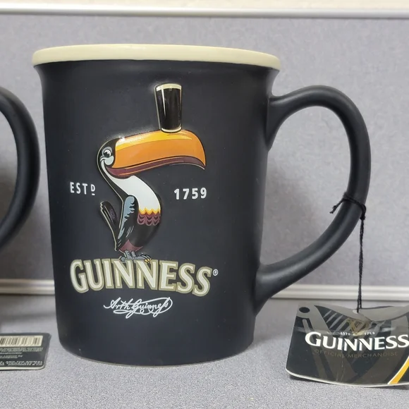 Guinness Mugs - Set Of 2 - NWT - Picture 2 of 7
